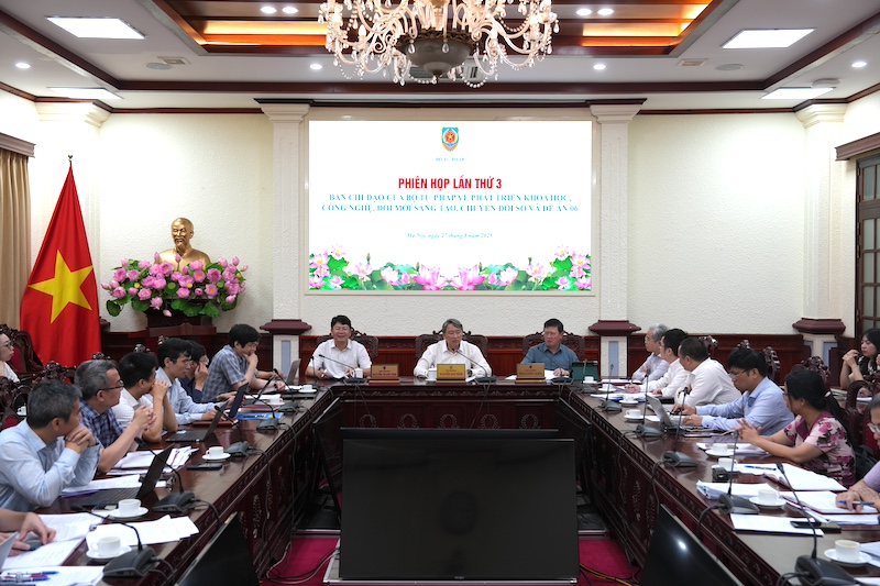 Khẩn trương hoàn thiện Khung kiến trúc số Bộ Tư pháp vào đầu tháng 9/2025